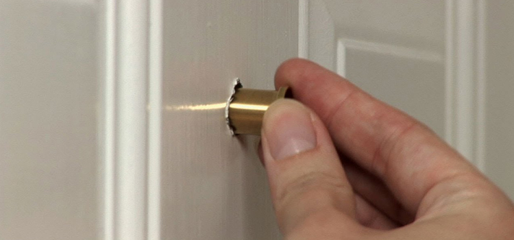 peephole door repair in Sun City Center